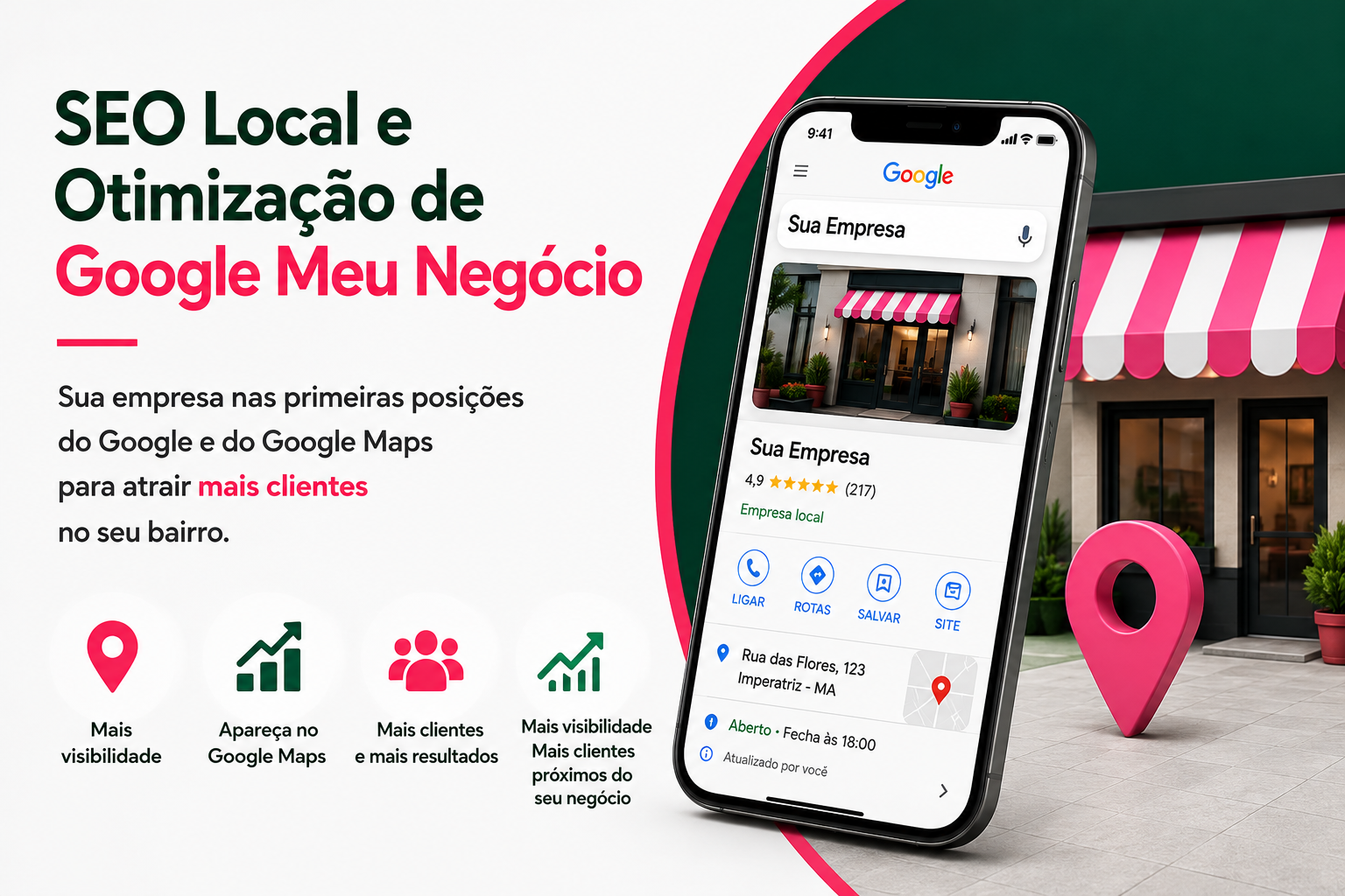 SEO Local e Otimização de Google Maps em Imperatriz MA - Perfil Google Meu Negócio